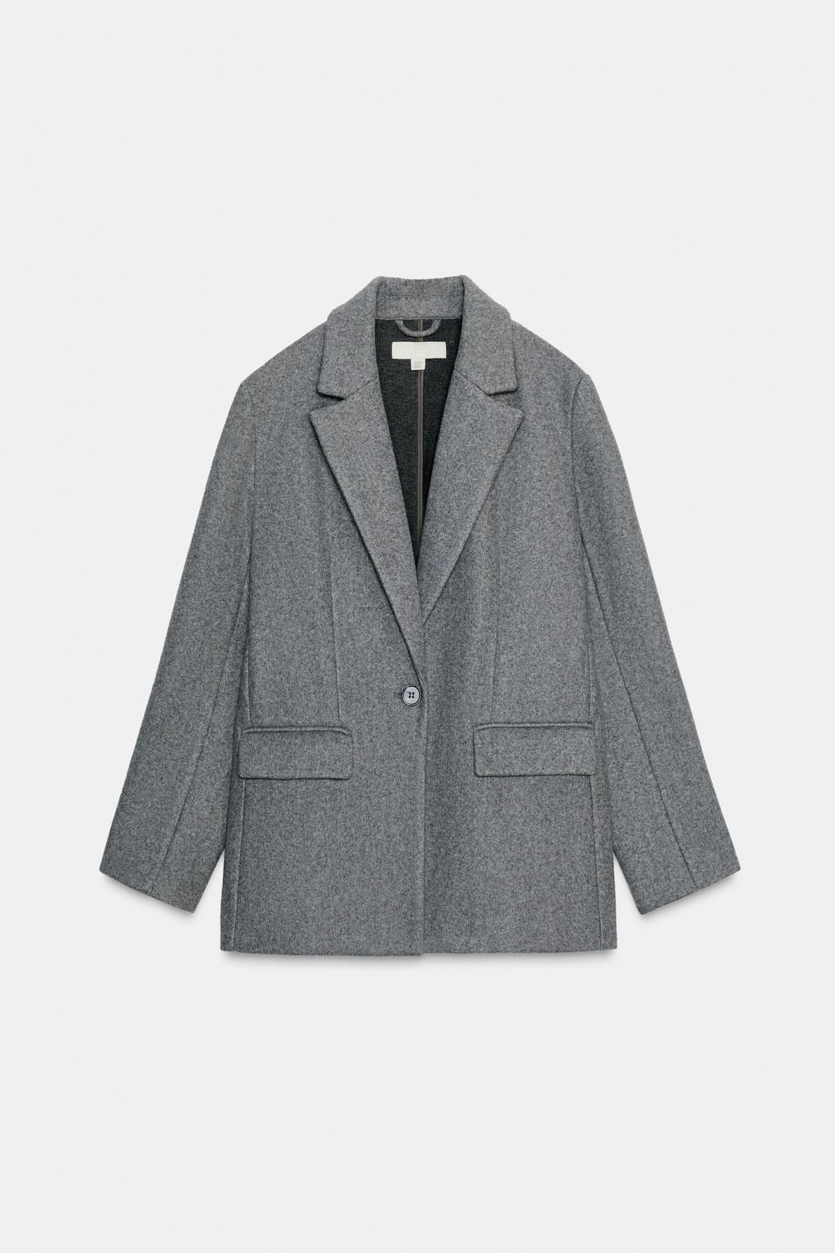 자라 테일러드 소프트 싱글버튼 블레이저 3046/263 GREY MARL - 상품 이미지