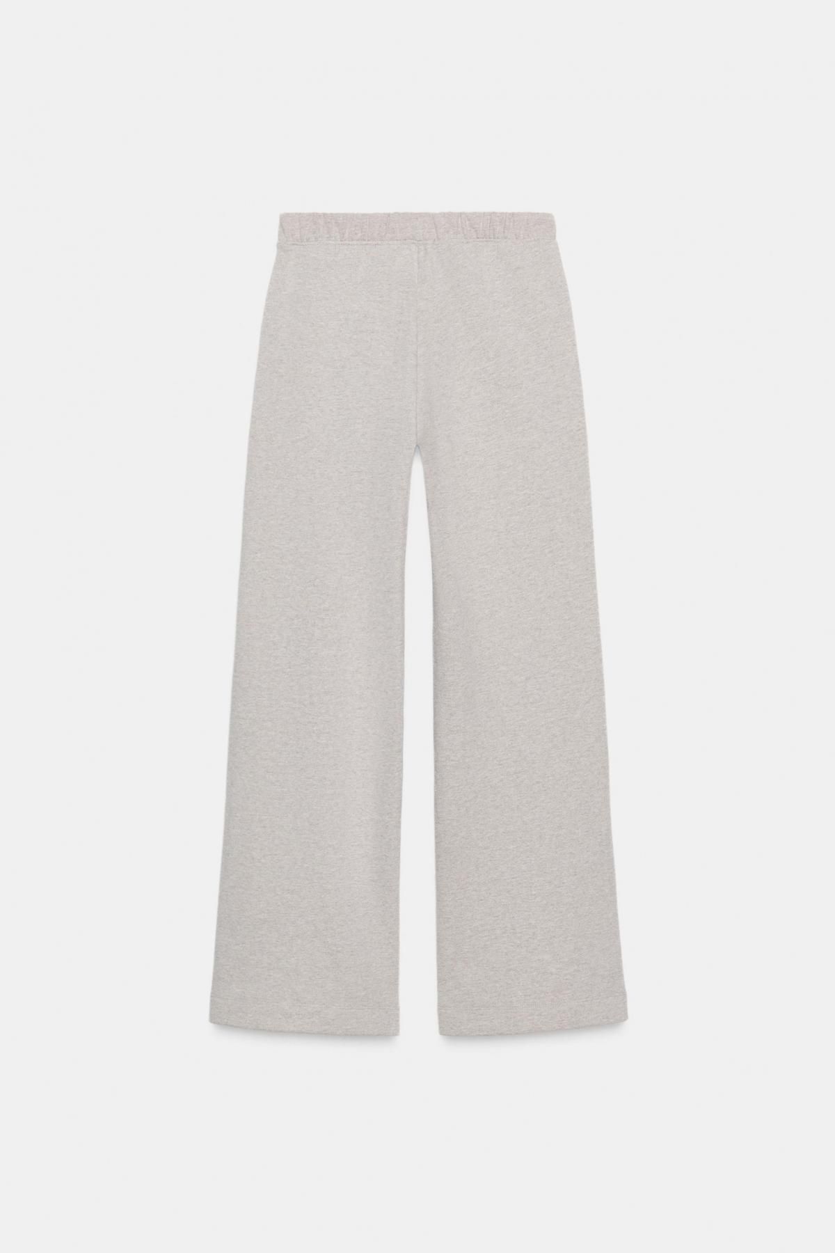 자라 오트밀 라벨 와이드핏 플러시 팬츠 5644/905 BEIGE - 상세 이미지 4