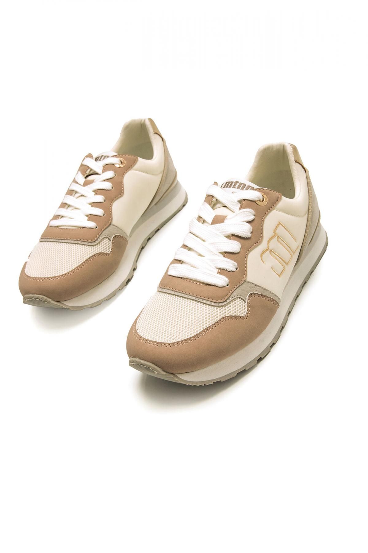 엠티엔지 베이지화이트 레트로 테크니컬 쿠셔닝 로우탑 스니커즈 1522593 BEIGE - 상세 이미지 2