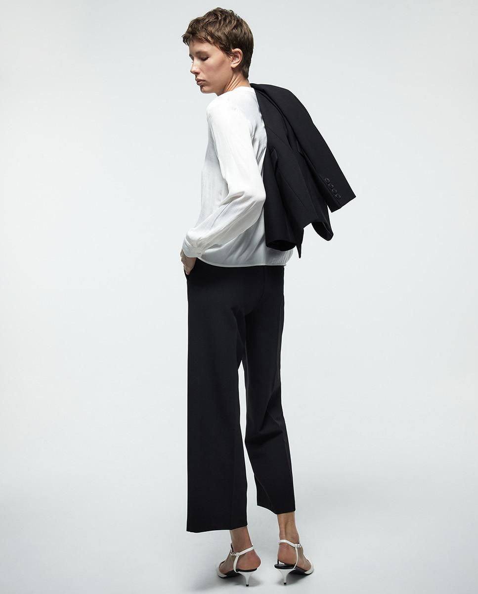 스페라 오피스룩 버클 스트레이트 슬랙스 팬츠 58305106906 NEGRO - 상세 이미지 3