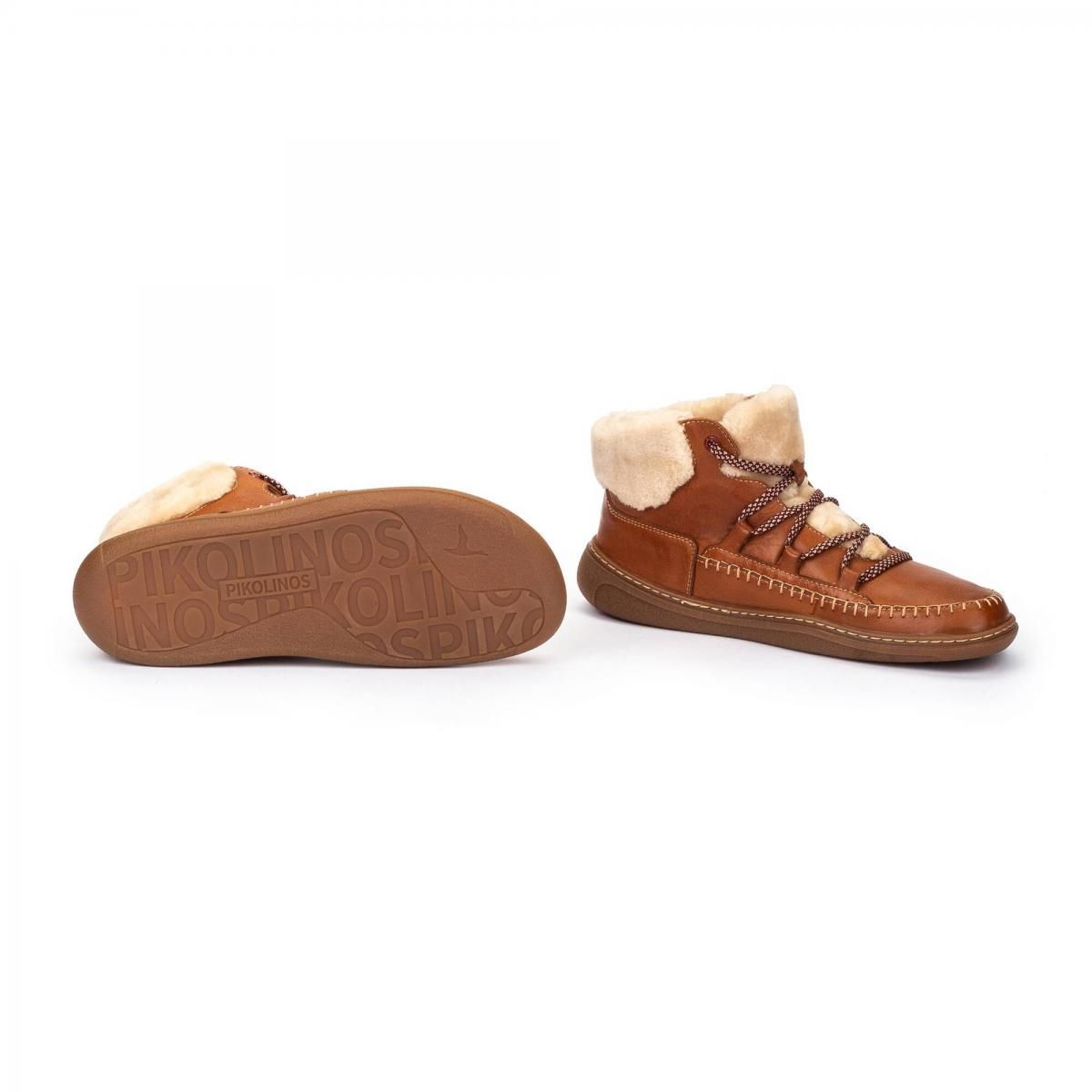 피콜리노스 베어풋 천연가죽 컴포트 앵클부츠 ARANJUEZ U9F-8830C1 BRANDY - 상세 이미지 5