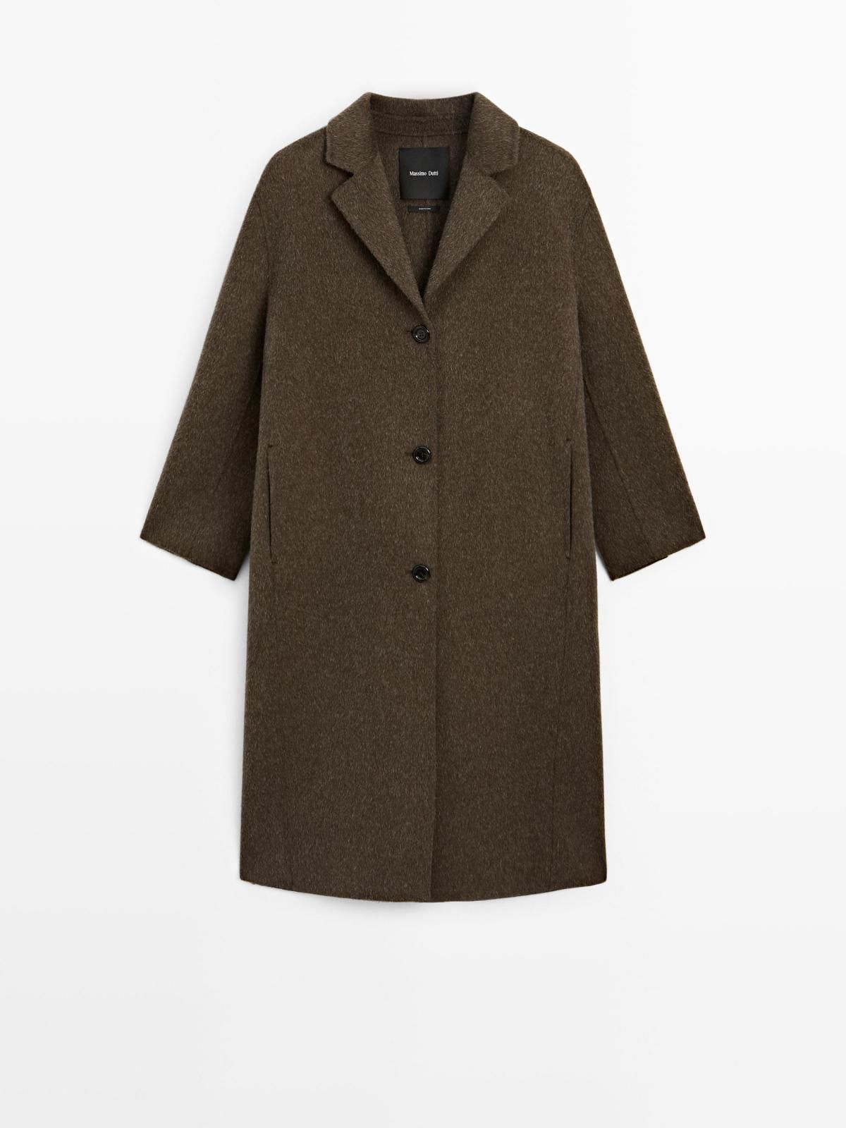 마시모두띠 클래식 울블렌드 브라운 롱코트 6442/997 DARK KHAKI - 상품 이미지