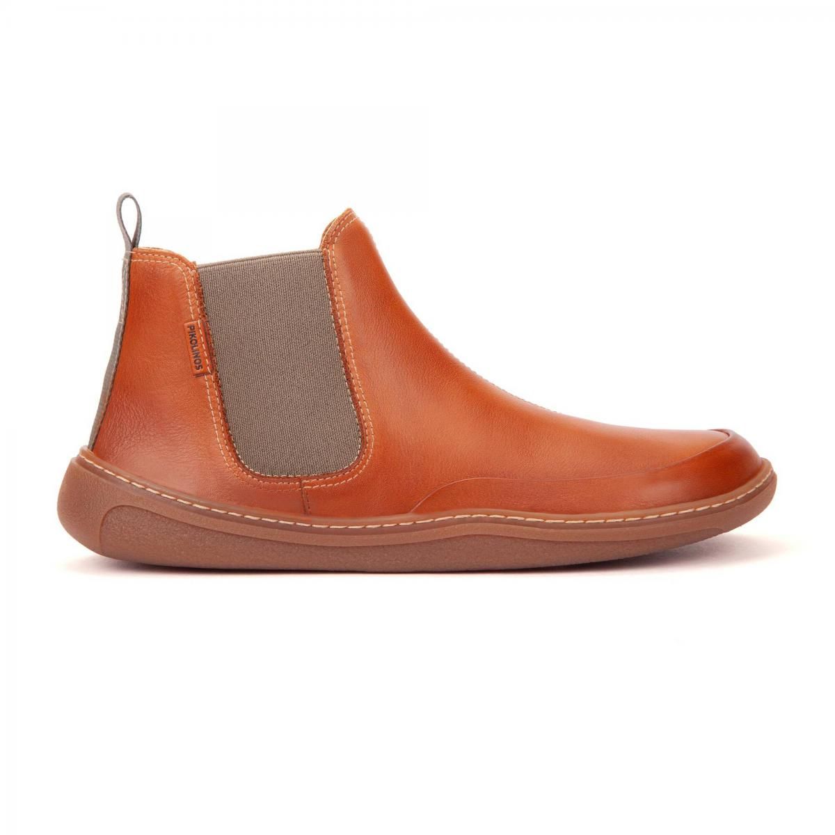 피콜리노스 컴포트 천연가죽 첼시 앵클부츠 ARANJUEZ U9F-8995 BRANDY - 메인 이미지