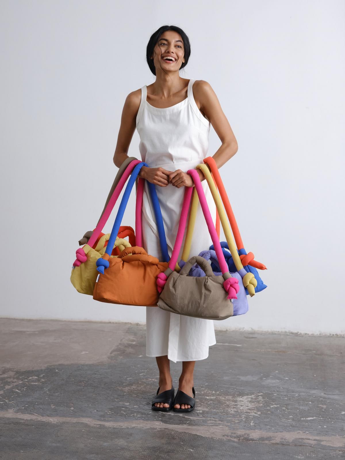 올랜드 체크 소프트 미니백 MiniOna 54713204572495 VICHY RED - 상세 이미지 5