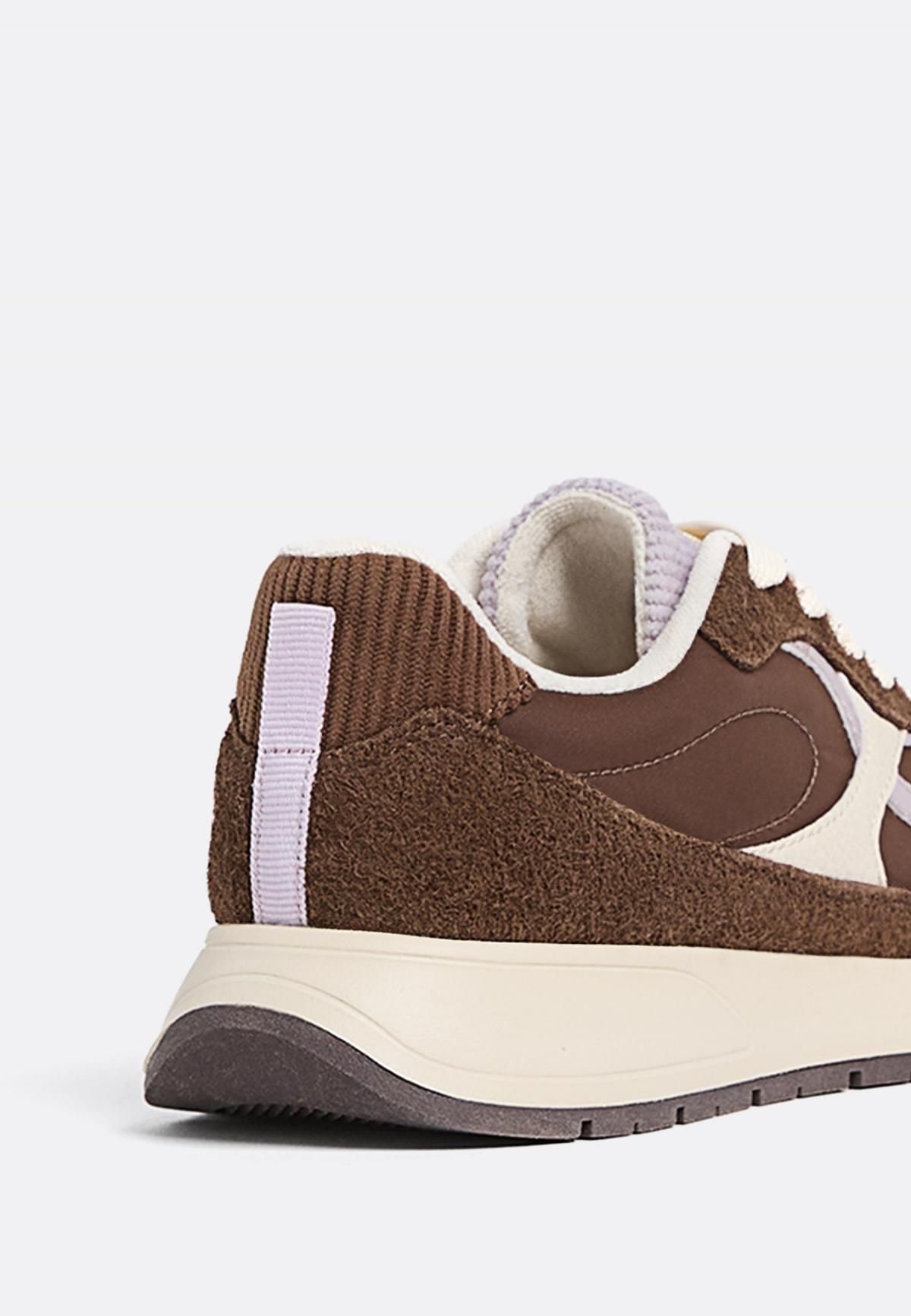 스트라디바리우스 레트로 브라운 컴포트 스니커즈 9510/670 BROWN - 상세 이미지 3