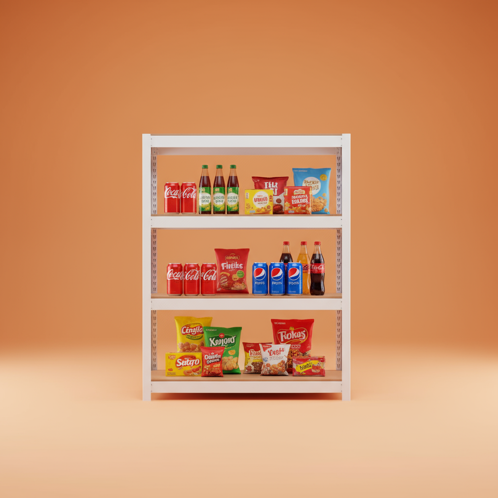 선반 수납선반 다용도 철제 벽 팬트리 선반장 무볼트 랙 홈던트하우스 4단 303075