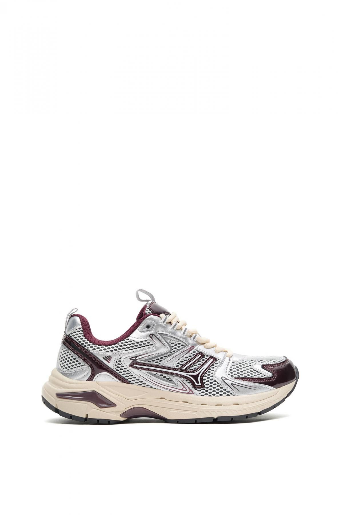 풀앤베어 테크니컬 메쉬 레트로 플랫폼 스니커즈 Sneakers Often02 2702/441 BURGUNDY - 상품 이미지