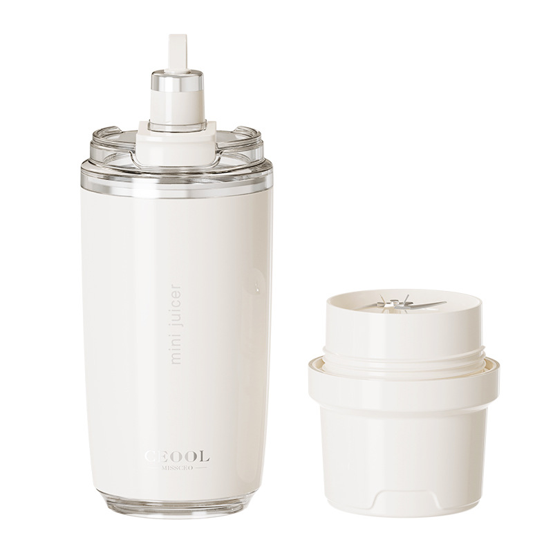 다기능 휴대용 충전식 전동 착즙기 보온 주스 컵 ZK11 350ml 아이스 슈프림 컵 - 상품 이미지