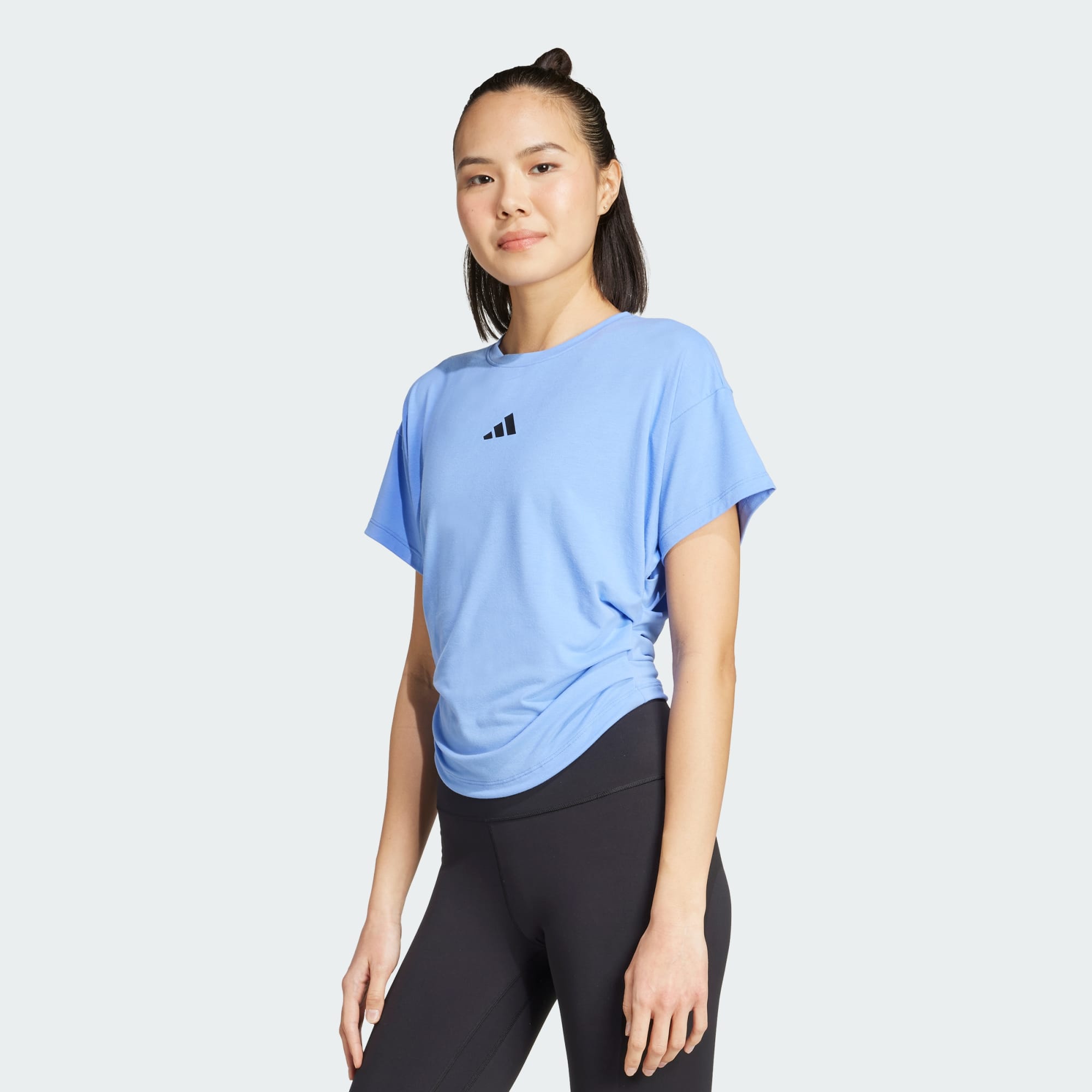 Adidas A Boxy Training Tee Blue Fusion, XL 이미지 6