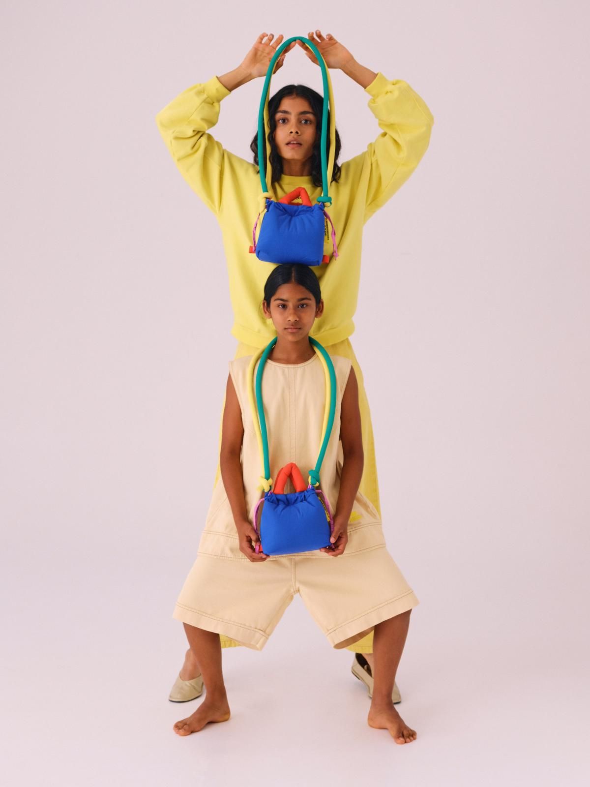 올랜드 멀티컬러 미니 소프트 크로스백 Micro Ona 54620109308239 BOBO CHOSES X OLEND - COLOR BLOCK - 상세 이미지 3