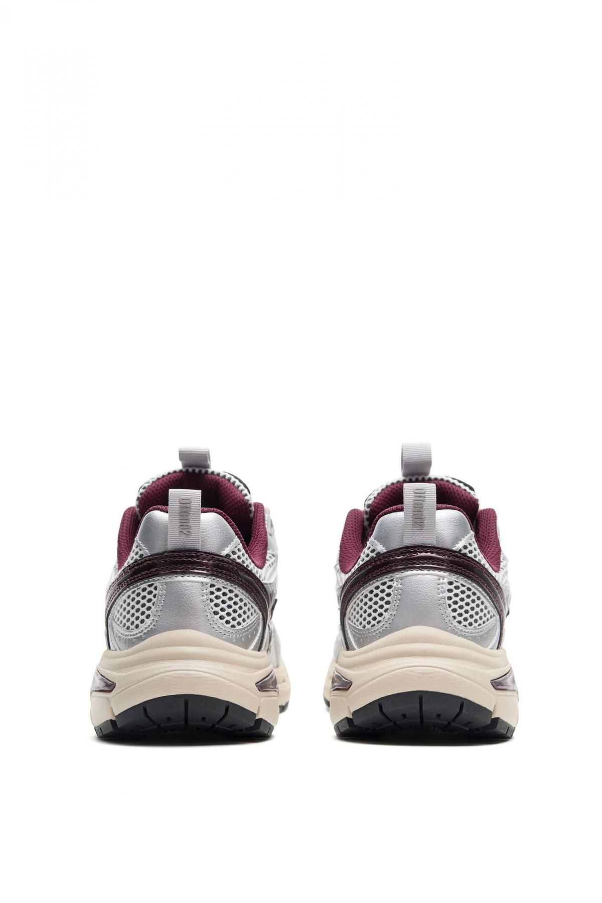 풀앤베어 테크니컬 메쉬 레트로 플랫폼 스니커즈 Sneakers Often02 2702/441 BURGUNDY - 상세 이미지 4