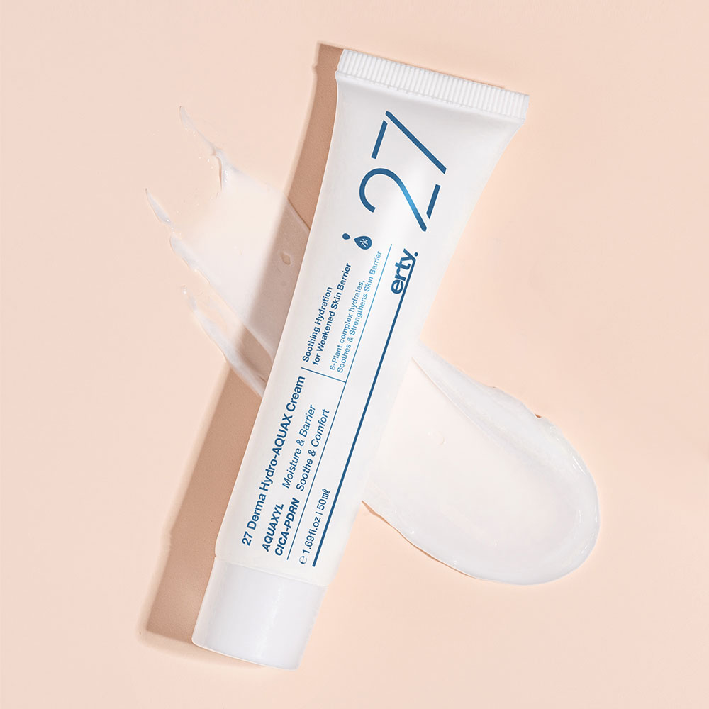 에르띠 27 더마 하이드로 아쿠아엑스 크림 50ml 수분 피부장벽강화+샘플증정품 - 상품 이미지