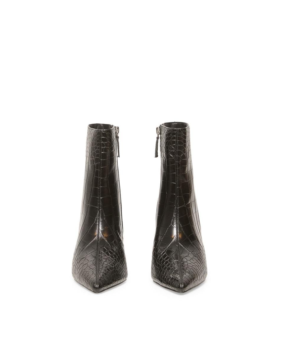 스페라 크로커 엠보 블랙 스틸레토 앵클부츠 58760004331 NEGRO - 상세 이미지 2