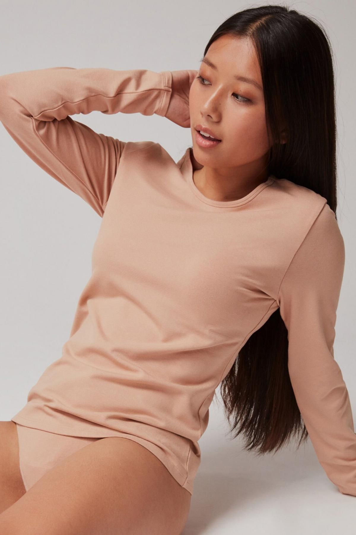 기셀라 에코 테크니컬 발열 이너웨어 긴팔 티셔츠 1770958 NUDE - 상세 이미지 2