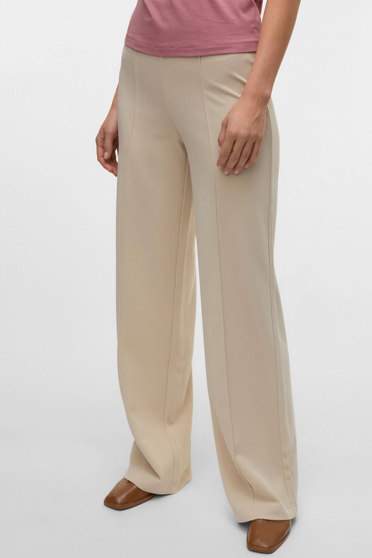 베로모다 와이드핏 스트레치 슬랙스 팬츠 6398231 GRIS - 상세 이미지 4