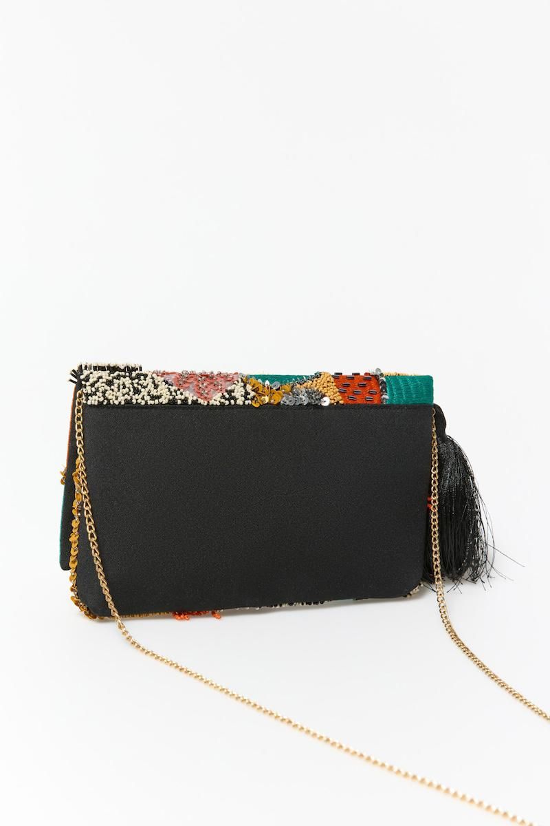 스페라 멀티컬러 비즈 체인 스트랩 파티 클러치백 59010008445 MULTICOLOR - 상세 이미지 2