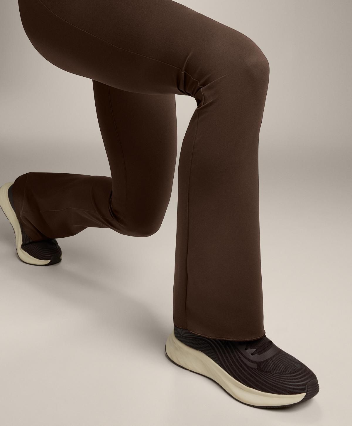 오이쇼 테크니컬 V웨이스트 플레어 하이웨이스트 팬츠 4013/232 DARKREDDISH-BROWN - 상세 이미지 4