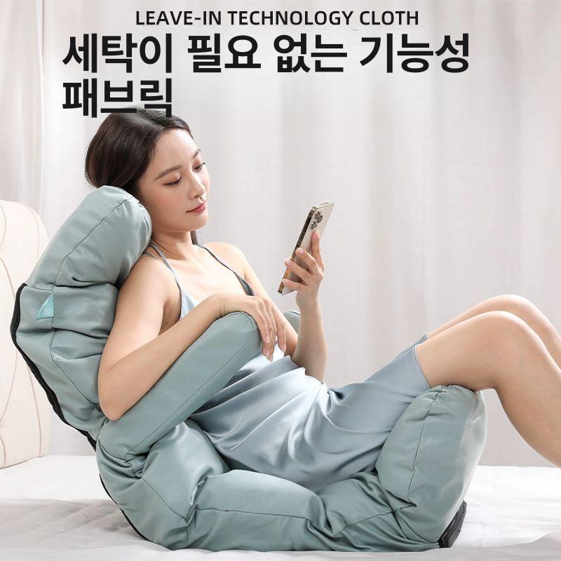 접이식 수유의자 침대 겸용 휴식 좌식 쿠션 체어