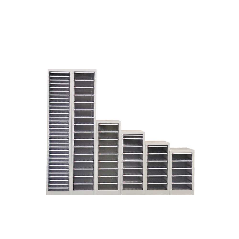 A4 용지 서랍장 사무실 문서 정리 보관 서류 캐비넷 10단 서랍장 0.9mm - 상품 이미지