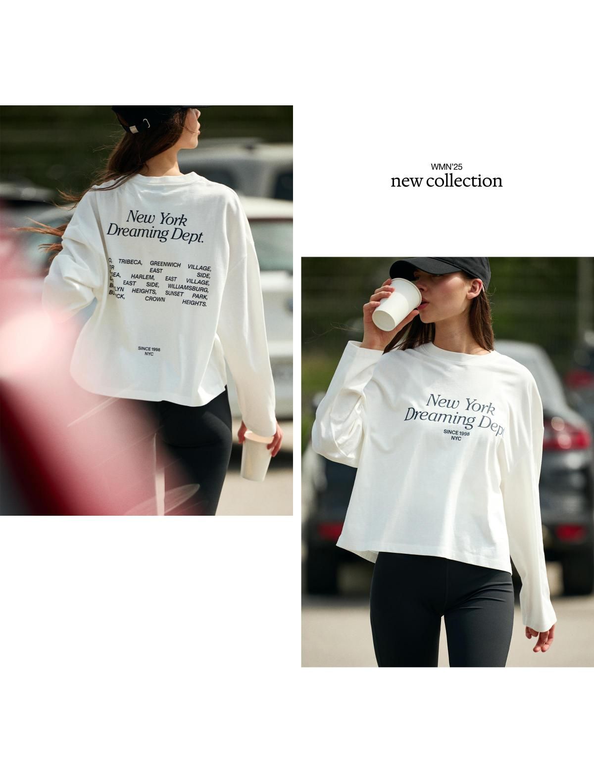 버쉬카 프린트 박시핏 롱슬리브 티셔츠 7546/093 OFF WHITE 이미지 7