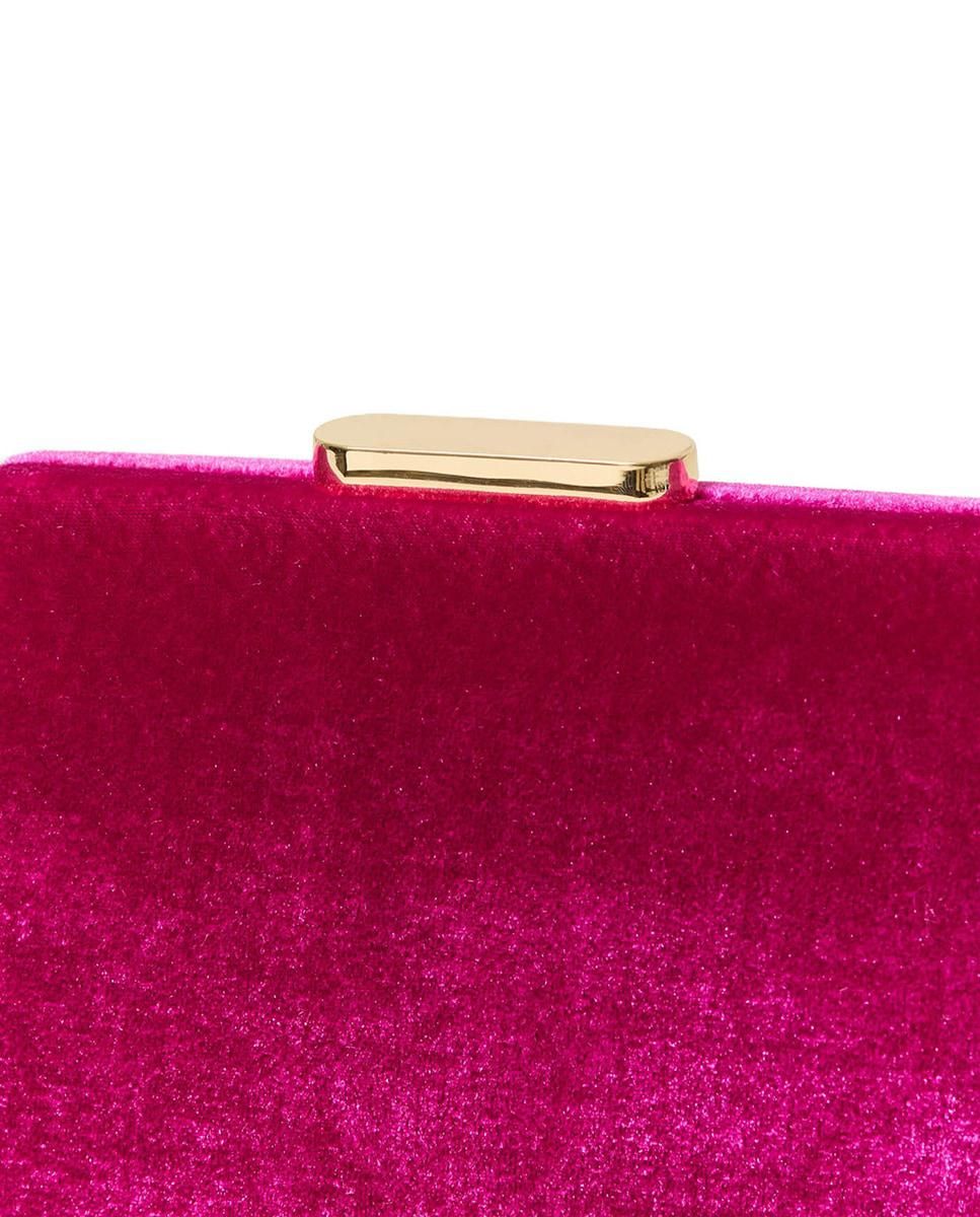 스페라 벨벳 스퀘어 체인 클러치백 59010103733 FUCSIA - 상세 이미지 2