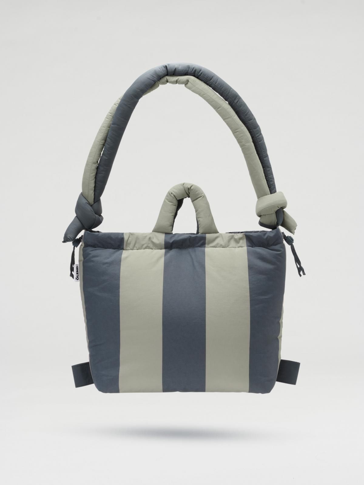 올랜드 멀티컬러 소프트 테크니컬 스트라이프 호보백 Ona Soft Bag 54713569411407 COAL + SAGE STRIPE - 메인 이미지