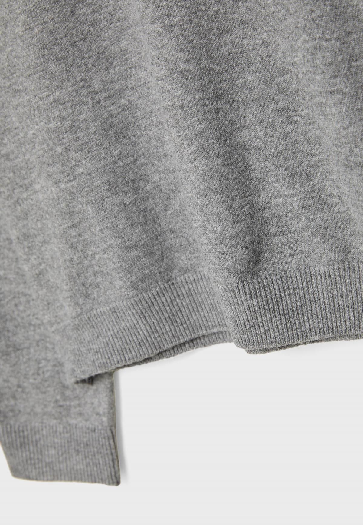 스트라디바리우스 베이직 소프트 하이넥 니트 스웨터 5037/465 DARK GREY - 상세 이미지 3