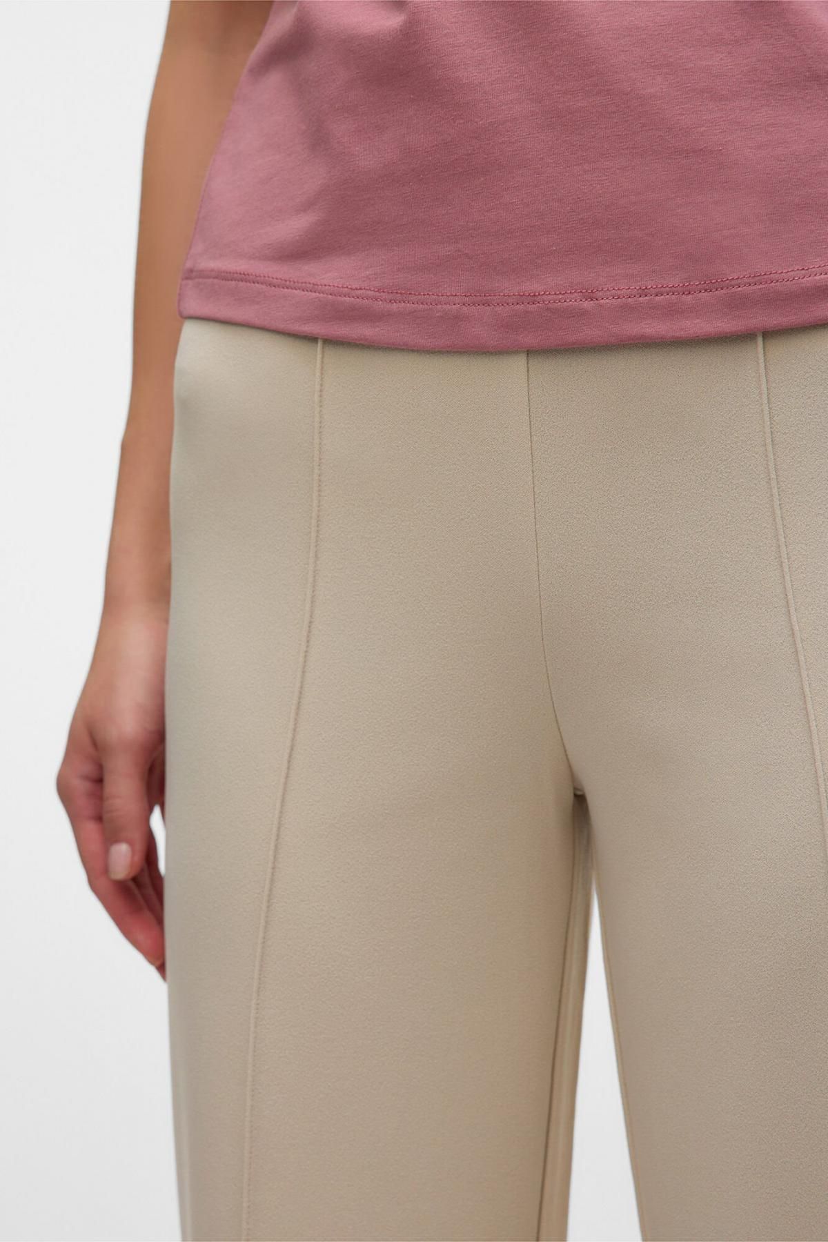 베로모다 와이드핏 스트레치 슬랙스 팬츠 6398231 GRIS - 상세 이미지 3