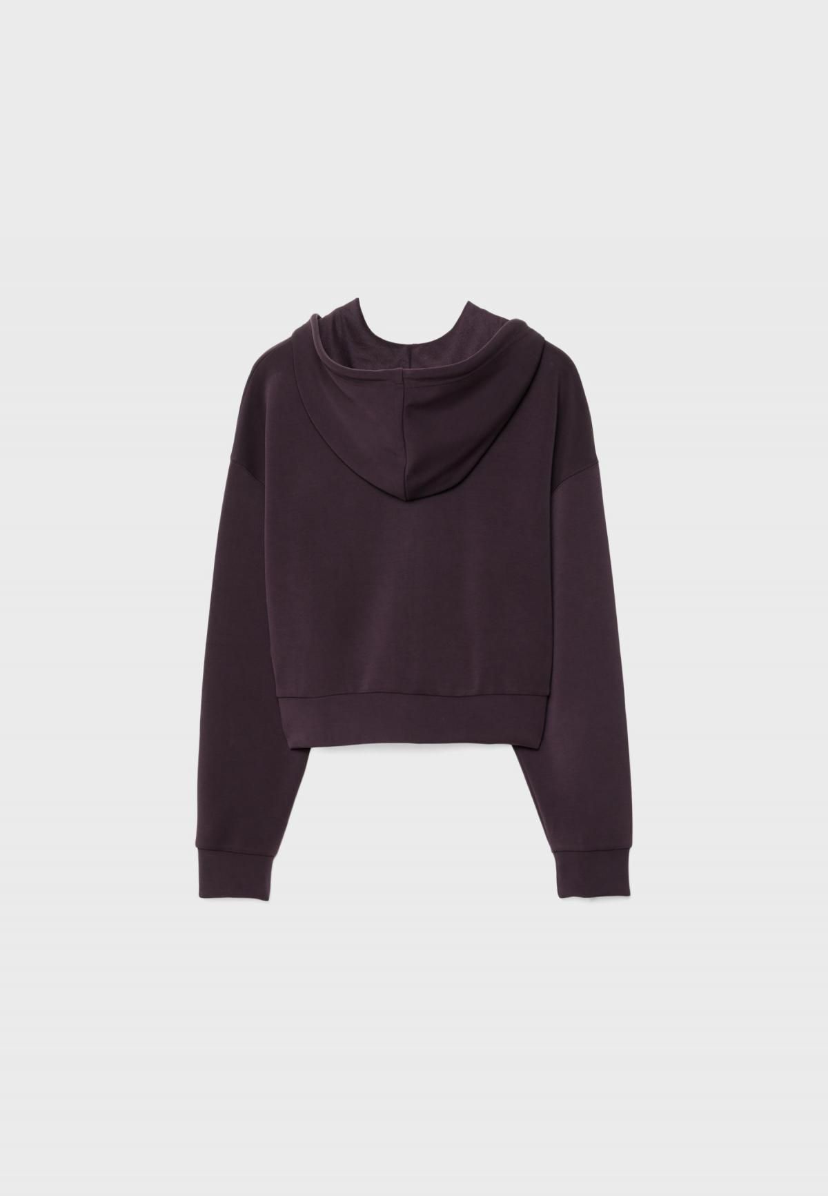 스트라디바리우스 모달 블렌드 소프트 집업 후드티 6503/410 PURPLE - 상세 이미지 3