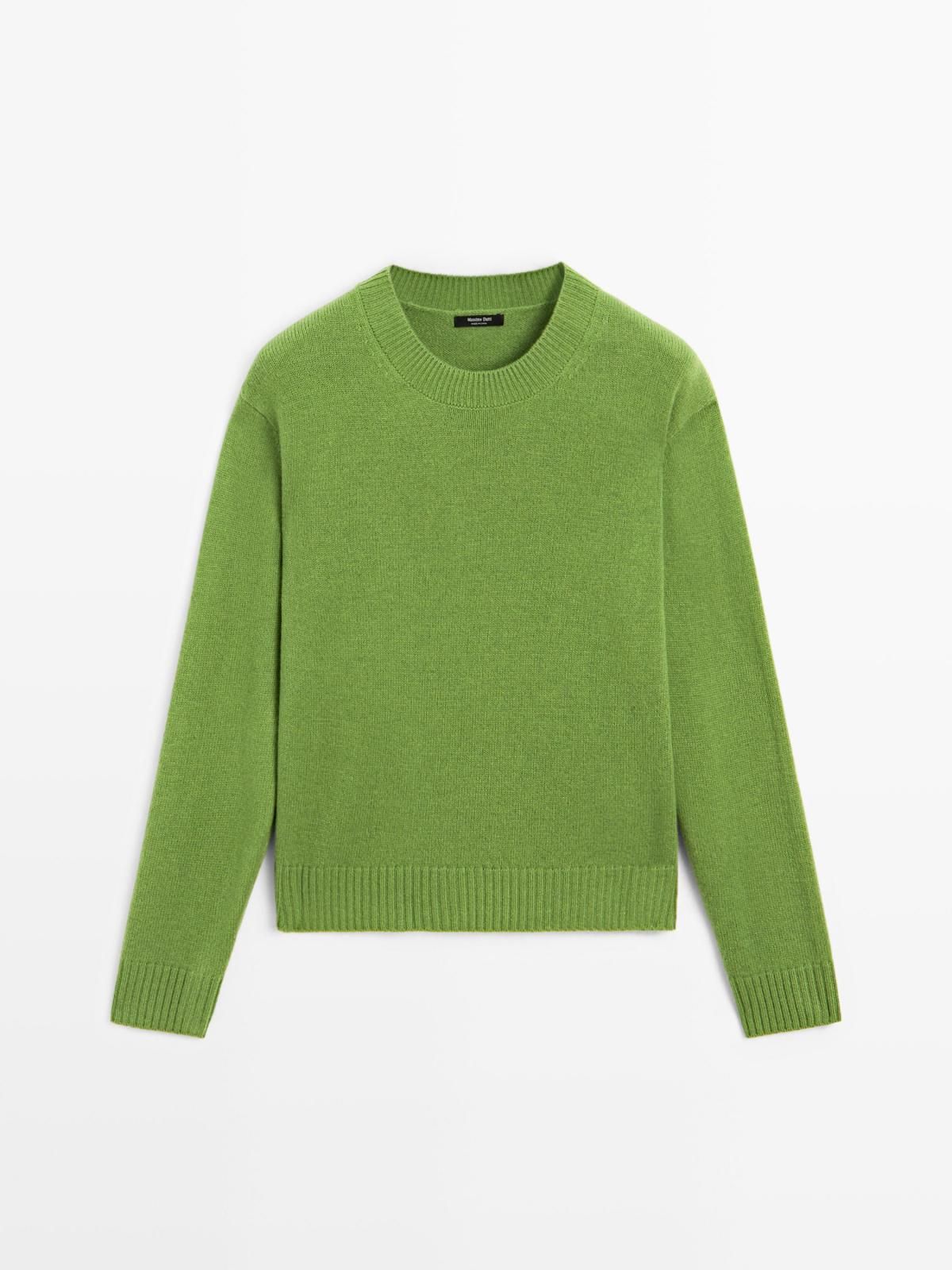 마시모두띠 프레시 울블렌드 라운드넥 니트 스웨터 5620/593 PALE GREEN - 상품 이미지