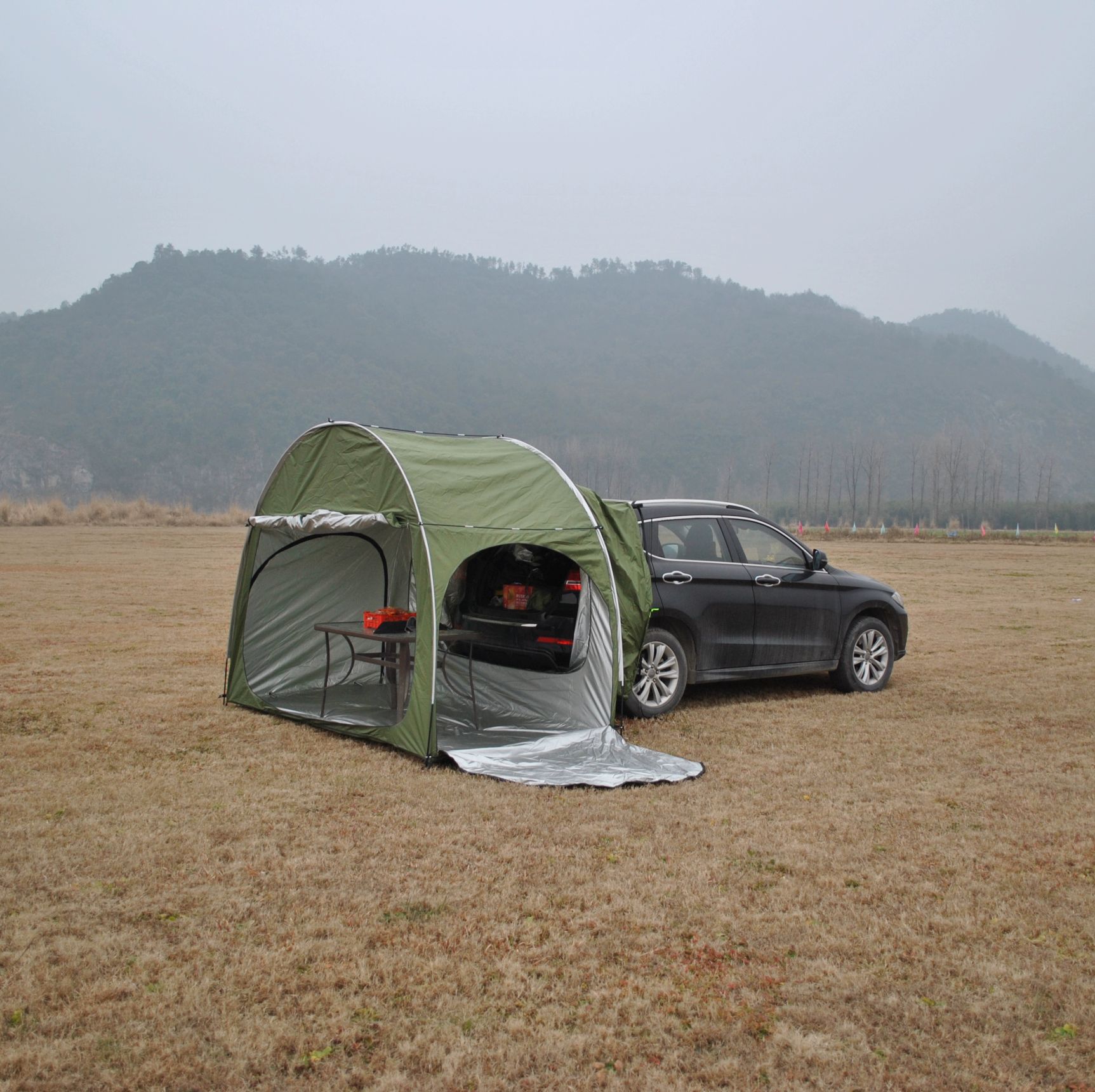 SUV 도킹 텐트 도킹 타프쉘 카크닉 차박용 카 꼬리 - 상품 이미지