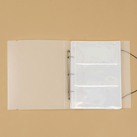 BIGHAPPY 컬렉터 3칸 포켓바인더 카드 티켓 포토카드 띠부띠부씰 다용도 정리앨범