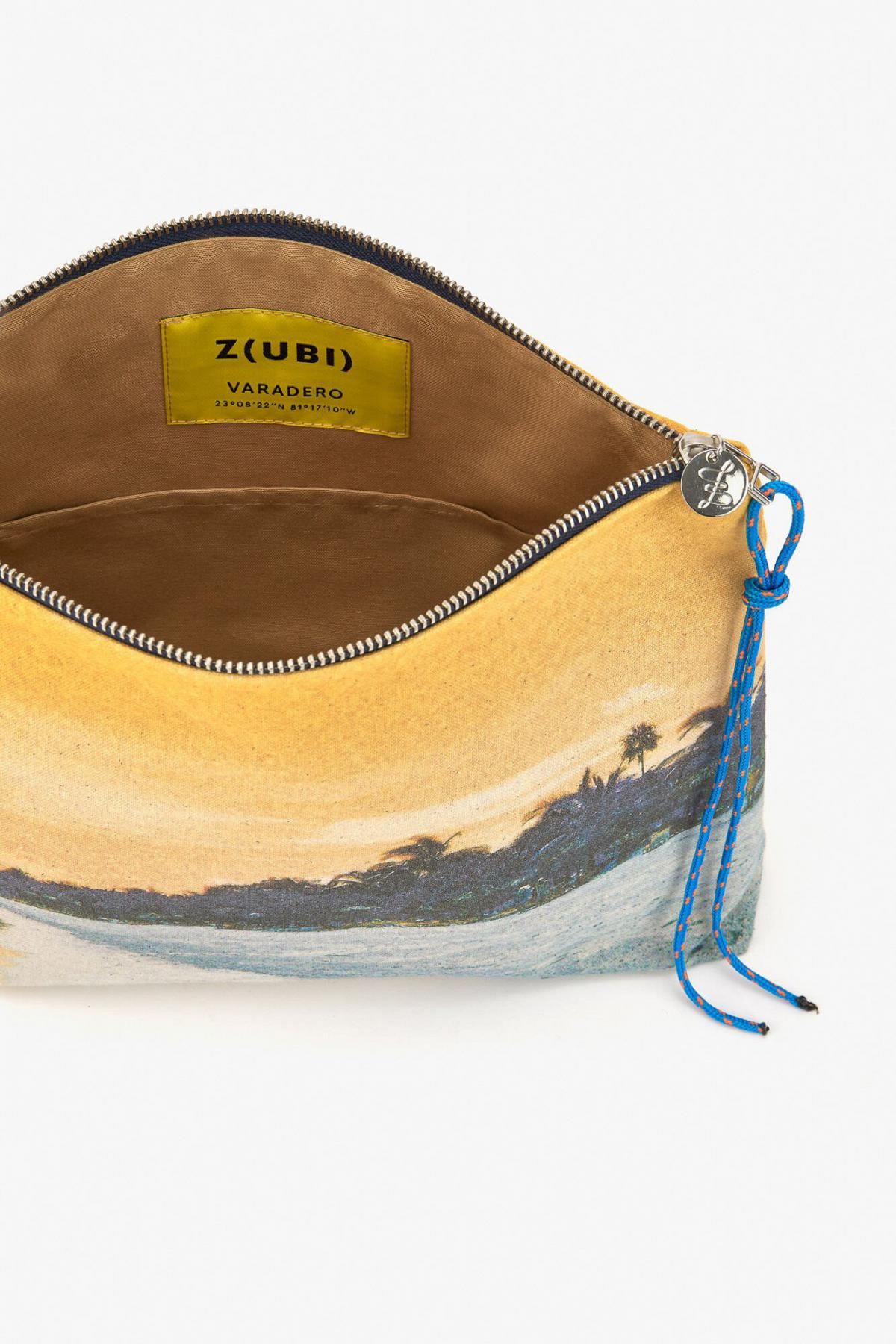 주비 트래블 무드 캔버스 클러치백 Bolso midi varadero 5510663 ESTAMPADO AMARILLO - 상세 이미지 3