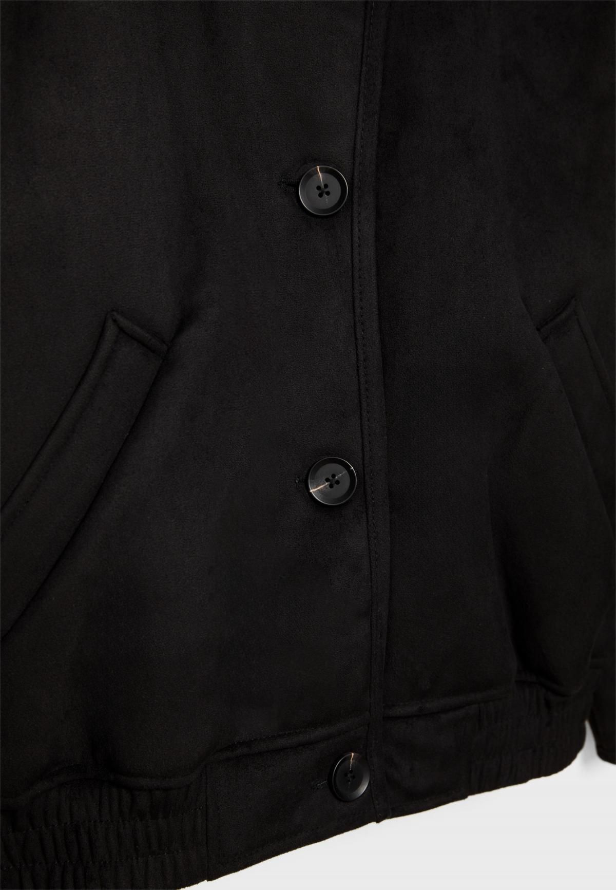 스트라디바리우스 테크니컬 무스탕 더블페이스 퍼카라 재킷 8491/790 BLACK - 상세 이미지 2