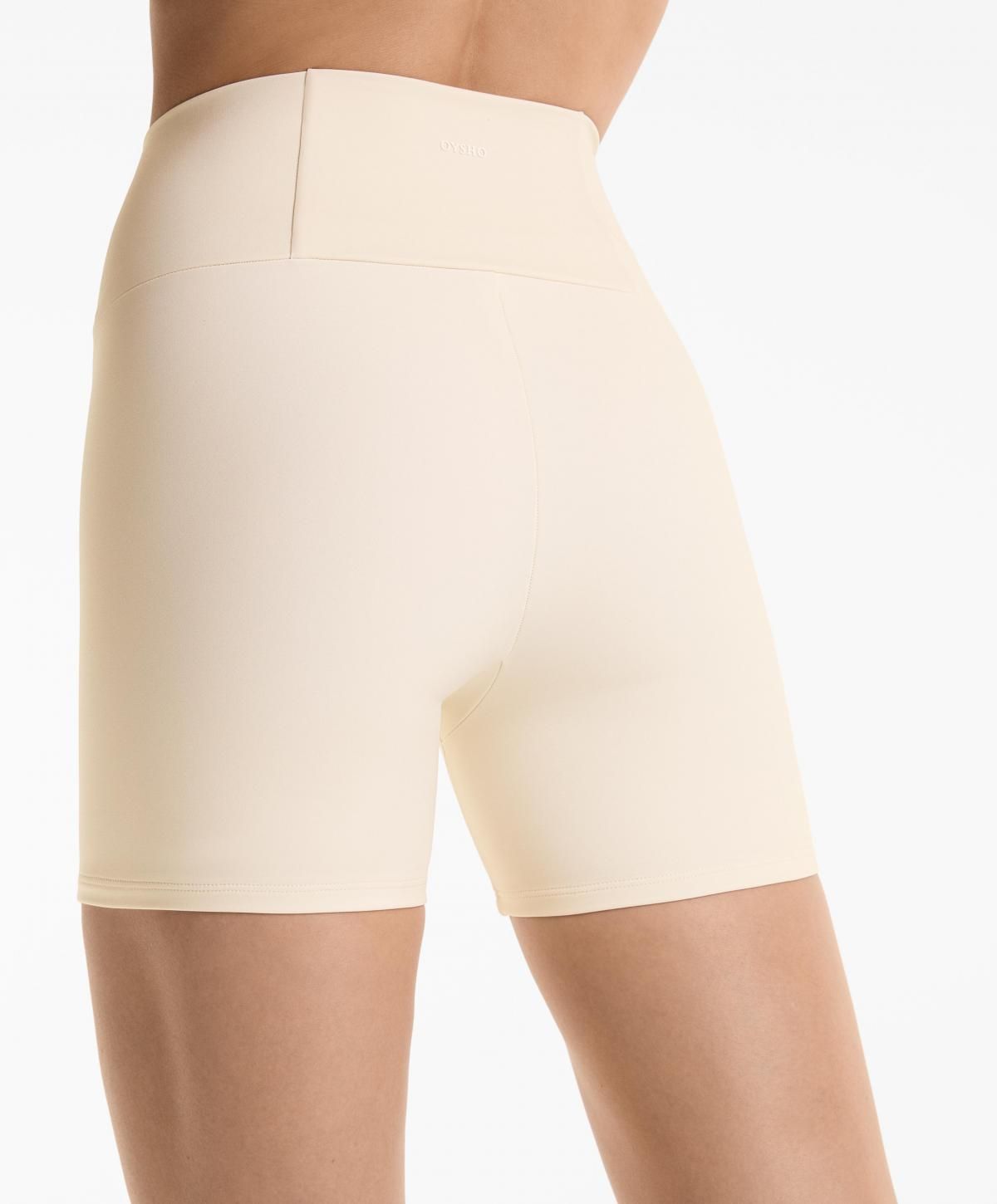 오이쇼 컴프레시브 하이웨이스트 테크니컬 10cm 핫팬츠 3254/254 PALEECRU - 상세 이미지 4
