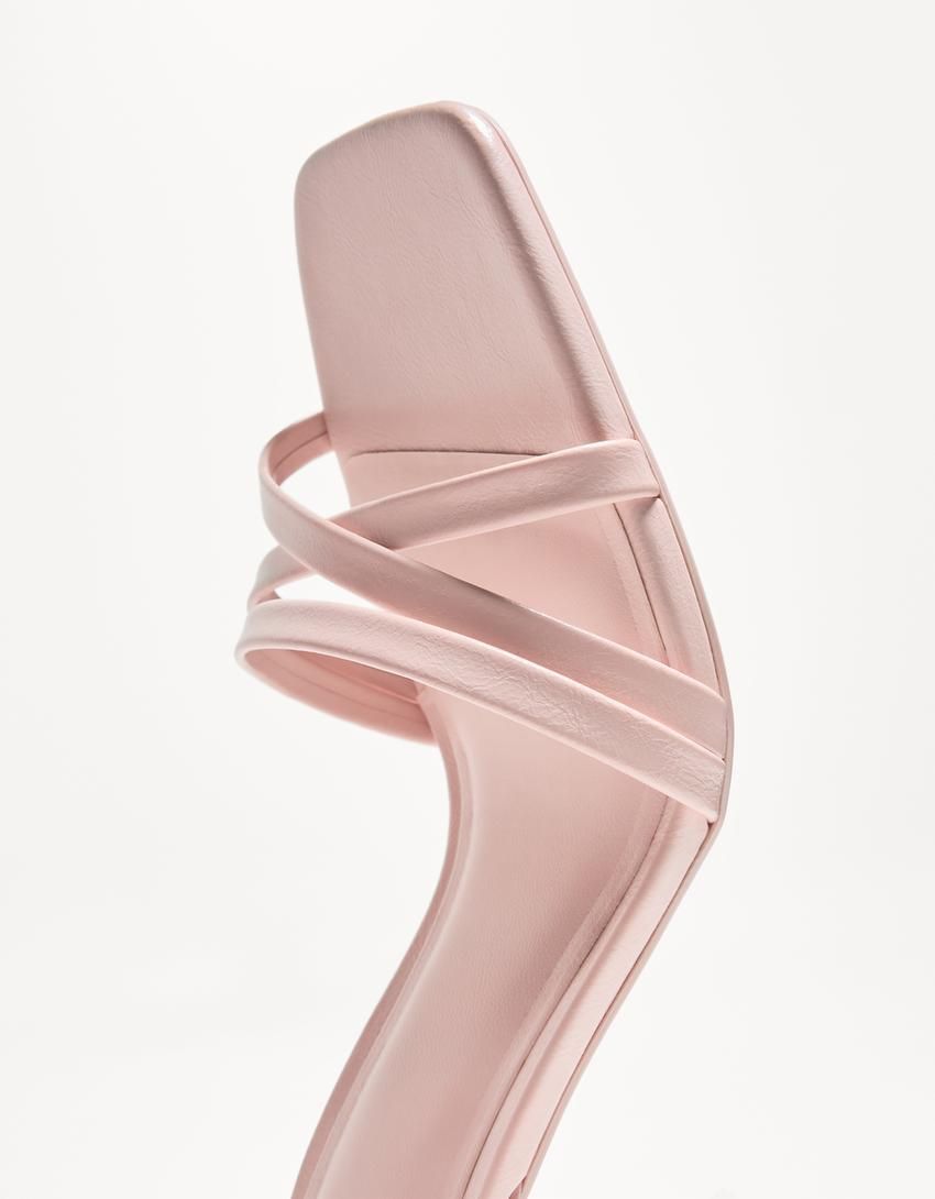 버쉬카 페미닌 스트랩 하이힐 샌들 에어핏 9cm 1744/664 PINK - 상세 이미지 3