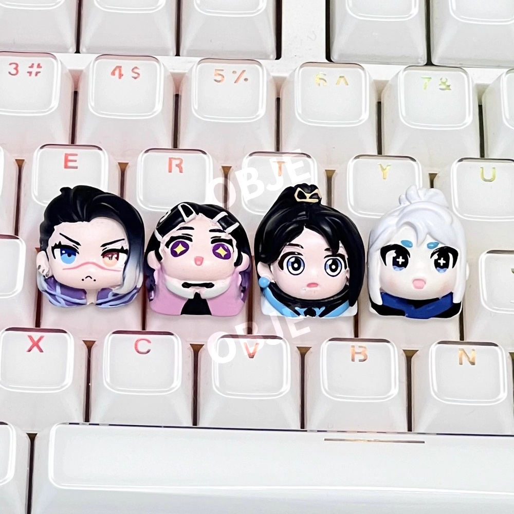 오브제 트와일라잇 키캡 레진 3D 기계식 키보드 캡 이미지 7