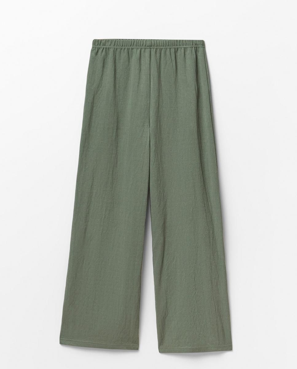 스페라 린넨 와이드 베이직 팬츠 56262006044 KAKI - 상세 이미지 4