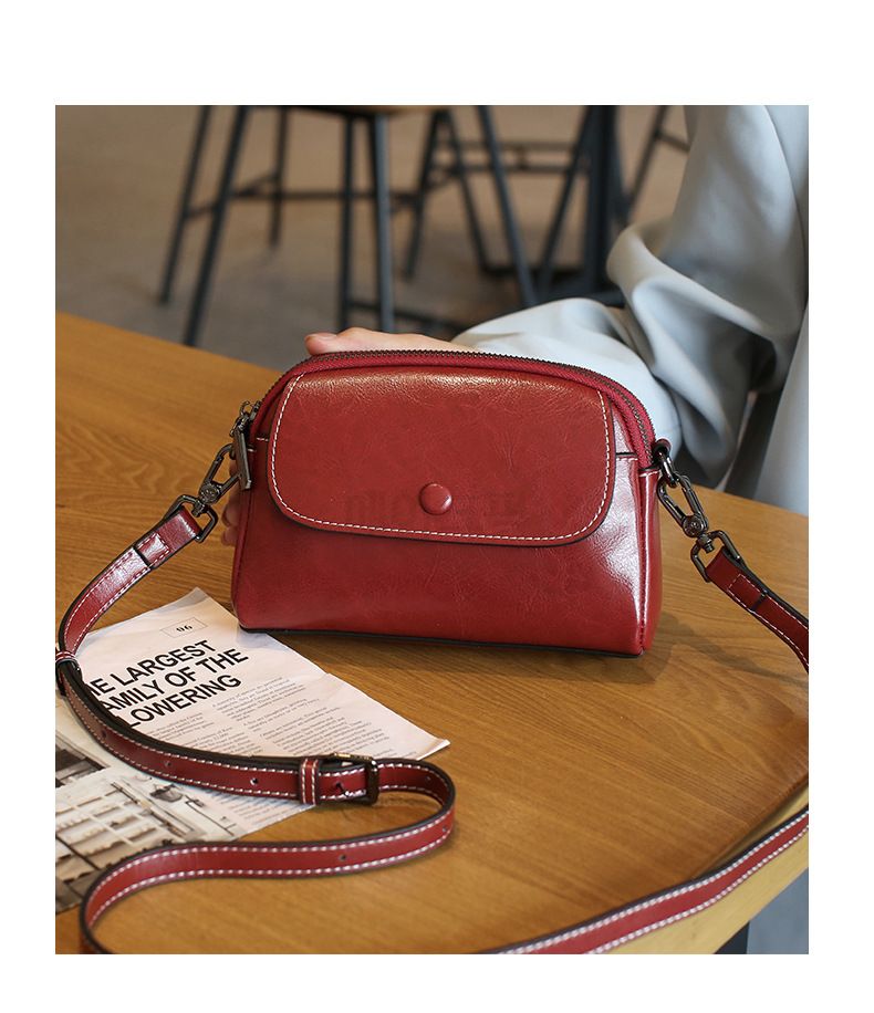 여성 가죽 미니백 고급스러운 숄더백 데일리 휴대폰 가방 여행용 크로스백 깔끔한 디자인