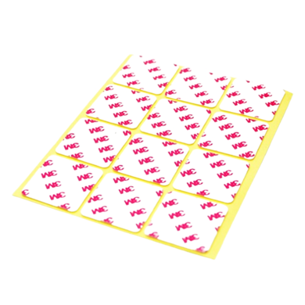 DIY용 정사각 양면테이프 공예용 더블면 테이프 35X35mm 24p 고무 방수