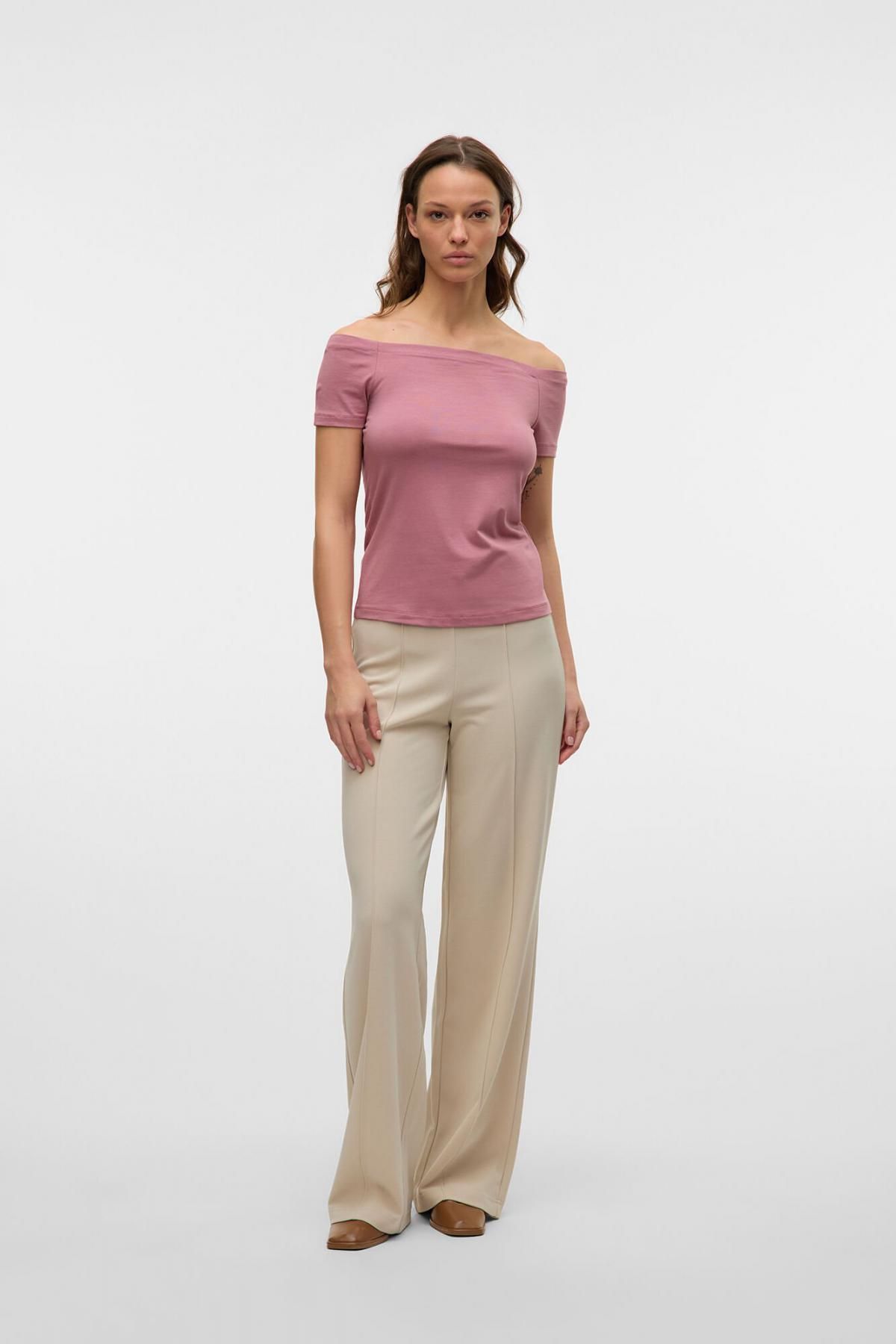 베로모다 와이드핏 스트레치 슬랙스 팬츠 6398231 GRIS - 상세 이미지 2