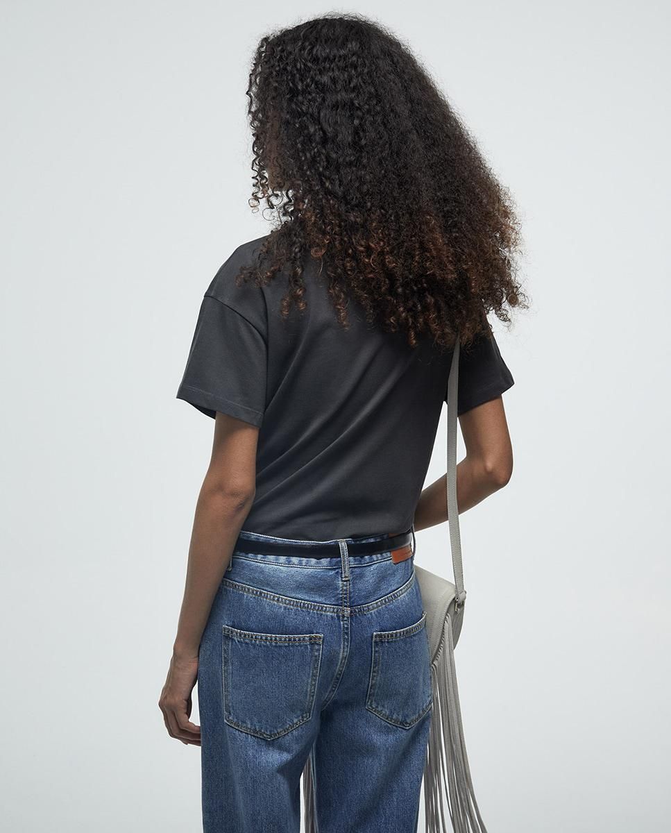 스페라 크리스탈 디테일 반팔 티셔츠 58460610080 NEGRO - 상세 이미지 3