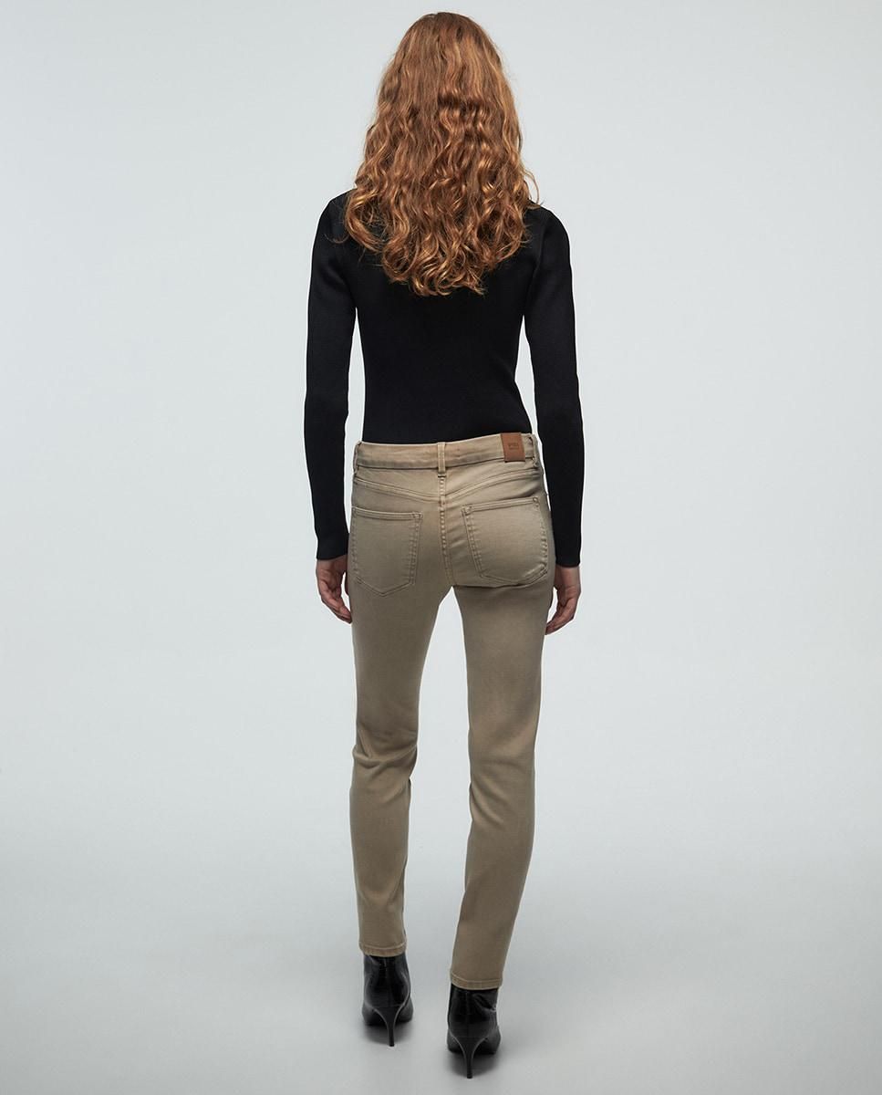 스페라 베이직 슬림핏 크롭 팬츠 58672501440 BEIGE - 상세 이미지 3