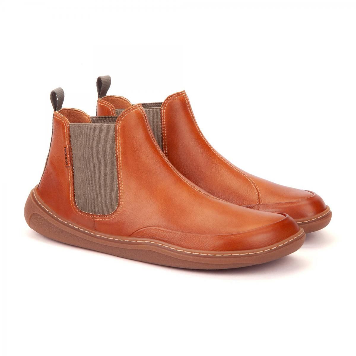 피콜리노스 컴포트 천연가죽 첼시 앵클부츠 ARANJUEZ U9F-8995 BRANDY - 상세 이미지 2