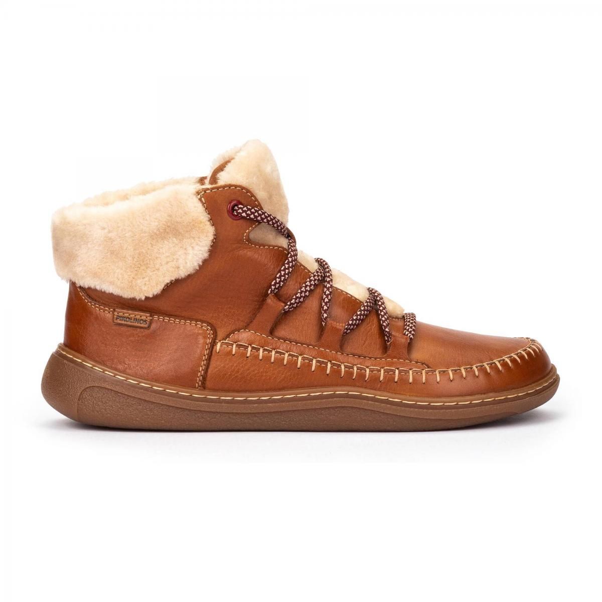 피콜리노스 베어풋 천연가죽 컴포트 앵클부츠 ARANJUEZ U9F-8830C1 BRANDY - 메인 이미지