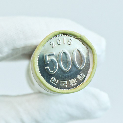 한국은행 500주 롤주화 2018년 보관 케이스 포함 - 메인 이미지