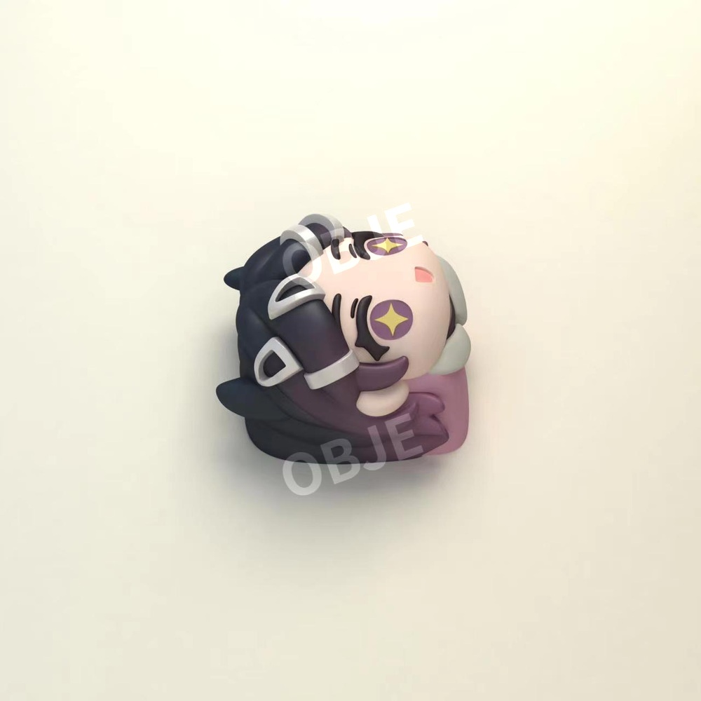 오브제 트와일라잇 키캡 레진 3D 기계식 키보드 캡 - 상세 이미지 3