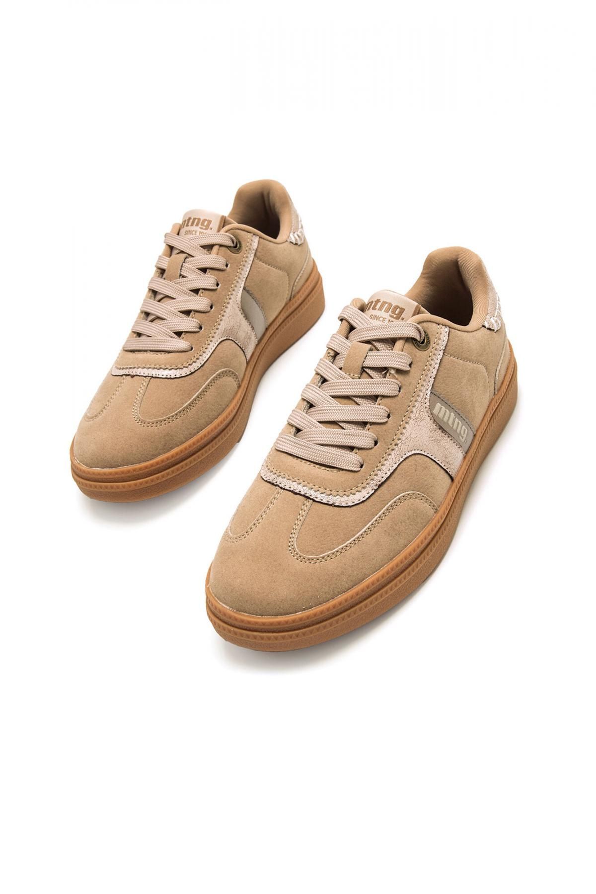 엠티엔지 메탈릭 캐주얼 로우탑 스니커즈 카멜 1522596 BEIGE - 상세 이미지 2