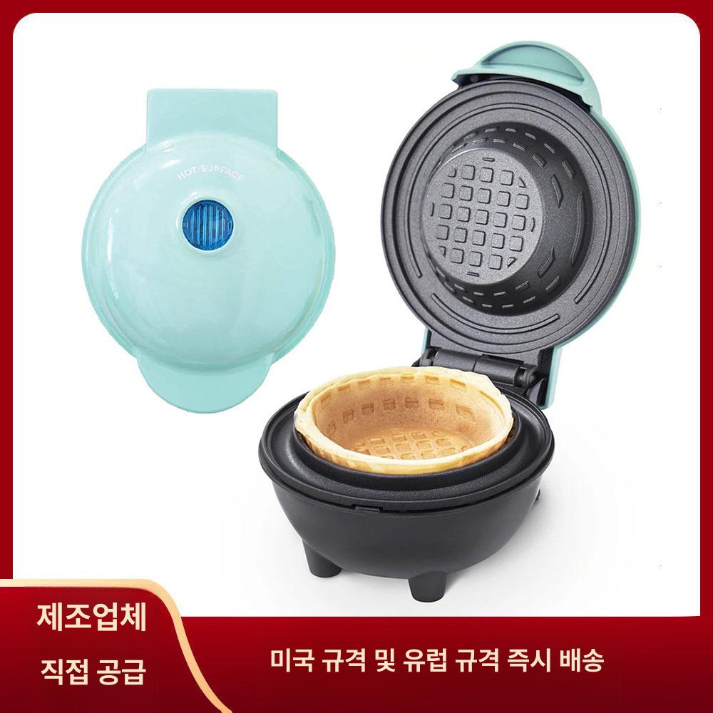 와플메이커 가정용 아침식사 에그타르트 와플기계 아주르블루 유럽 표준 220V - 상세 이미지 3