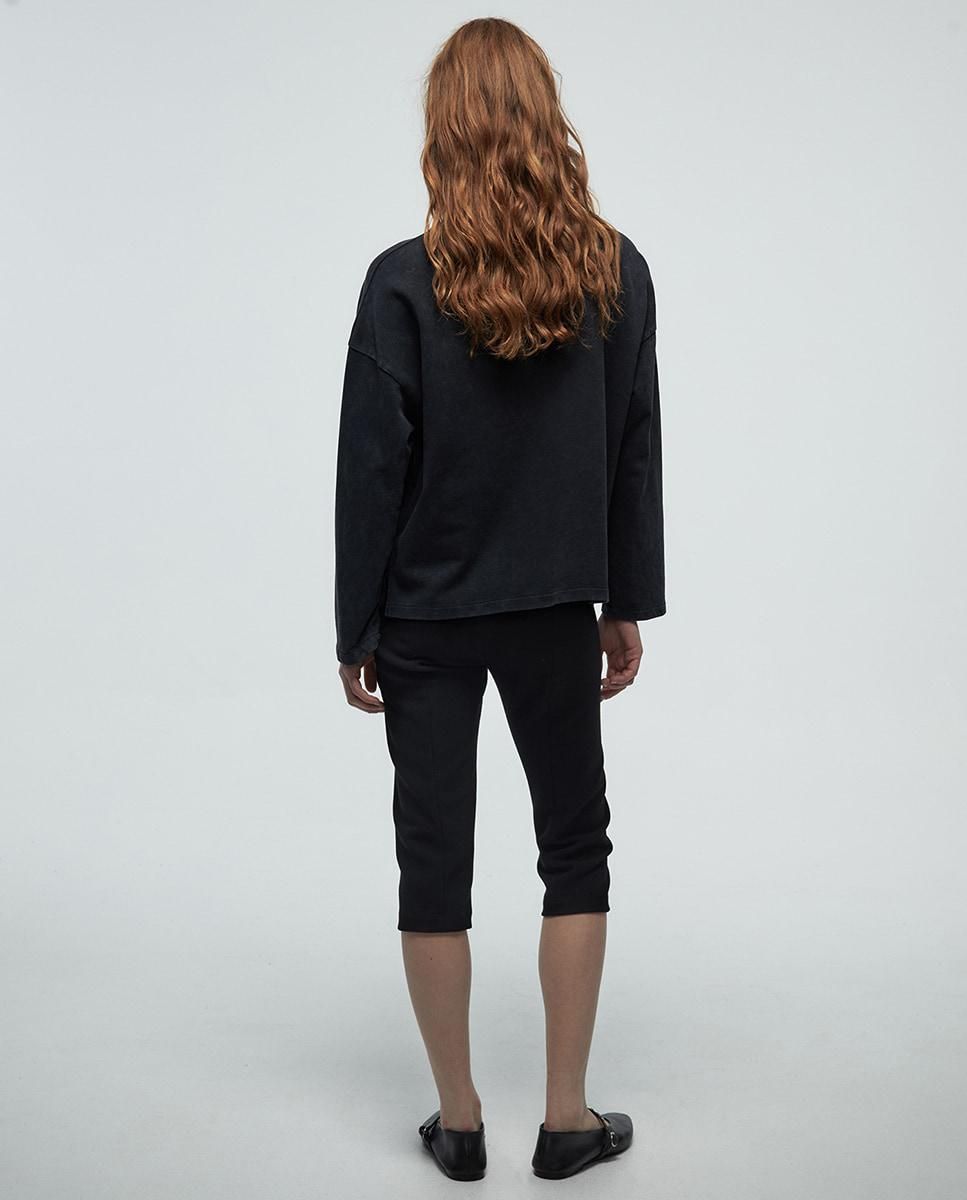 스페라 스트라스 하트 워시드 스웨트셔츠 58461706515 GRIS OSCURO - 상세 이미지 3